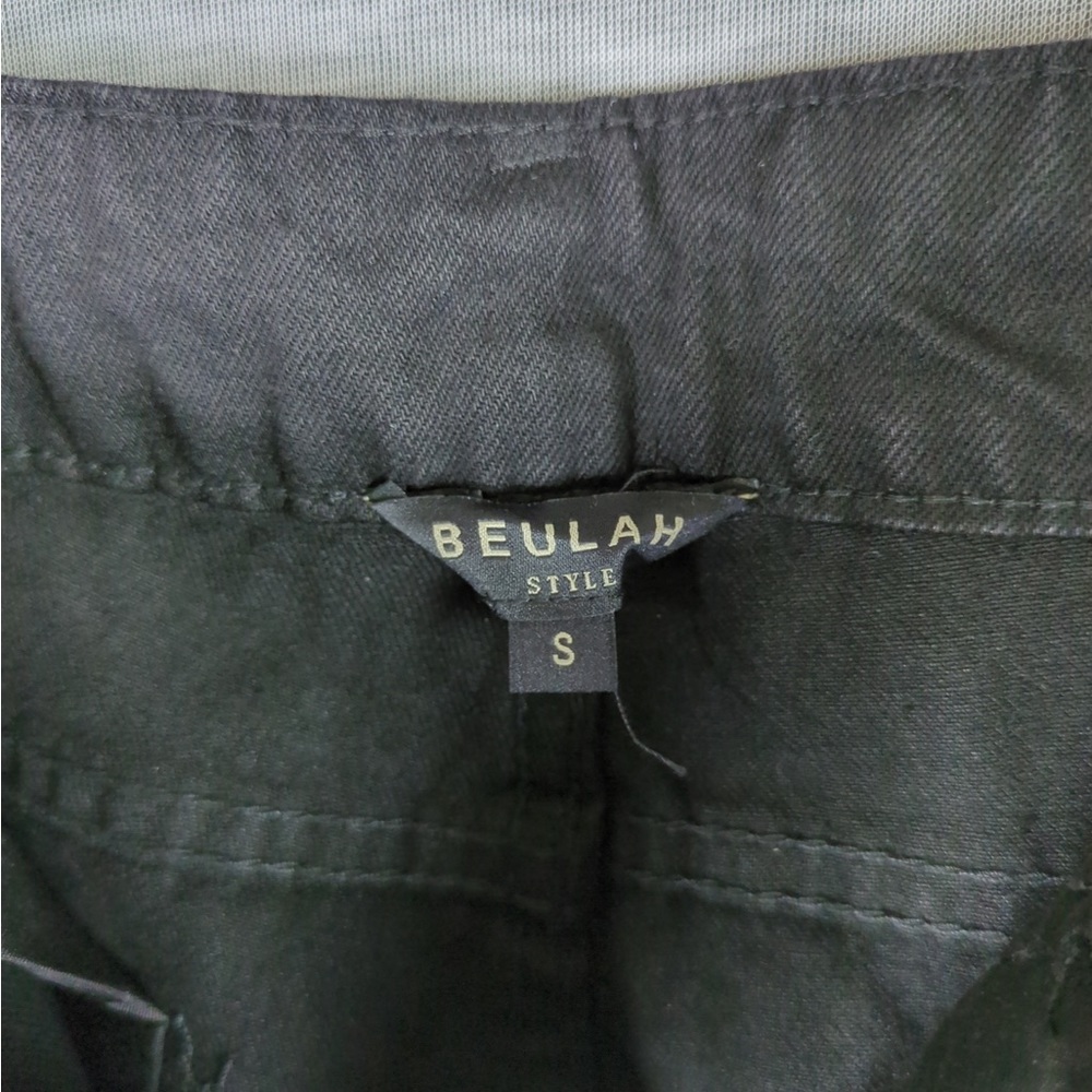 Beulah Style Chain Linked Pearl Embellished Cutout Denim Pants - Picture 13 of 16